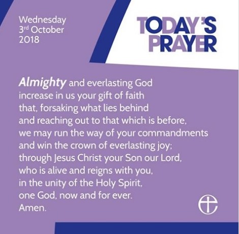 Church of England Prayer - posted 03.10.18